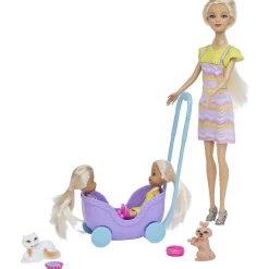 Gifi Jeux D'Imagination Et D'Imitation<Poupée avec 2 mini poupées et accessoires