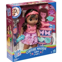 Gifi Jeux D'Imagination Et D'Imitation<Poupée Baby alive noire à coiffer avec accessoires