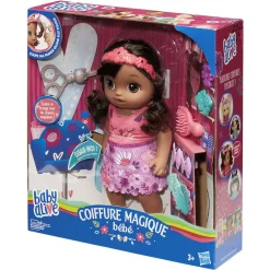 Gifi Jeux D'Imagination Et D'Imitation<Poupée Baby alive noire à coiffer avec accessoires