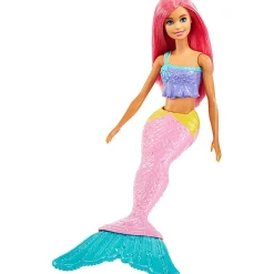 Gifi Jeux D'Imagination Et D'Imitation<Poupée Barbie sirène nageoire et cheveux roses