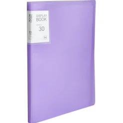 Protège document A4 couverture violet transparent 60 vues*Gifi Clearance