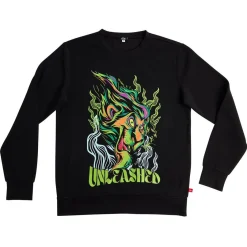 Outlet Gifi Pull Disney Villains Scar Unleashed noir et vert - Taille XL