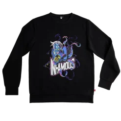 Sale Gifi Pull Disney Villains Ursula Infamous noir et bleu - Taille XL