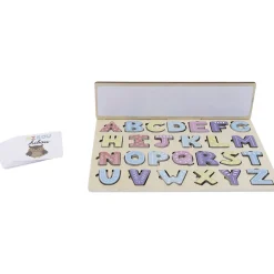 Gifi Eveil<Puzzle alphabet & Cartes en bois certifié FSC® 58 pièces