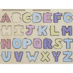 Gifi Eveil<Puzzle alphabet & Cartes en bois certifié FSC® 58 pièces