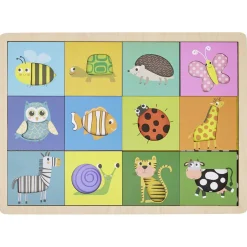 Gifi Jeux De Société Et Éducatifs<Puzzle animal éducatif bois 30x22cm