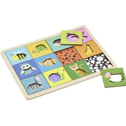 Gifi Jeux De Société Et Éducatifs<Puzzle animal éducatif bois 30x22cm