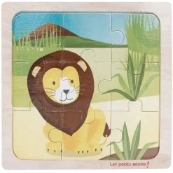 Gifi Jeux De Société Et Éducatifs<Puzzle bois 9 pcs, 6 modèles