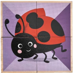 Gifi Jeux De Société Et Éducatifs<Puzzle cube d'éveil en bois animaux