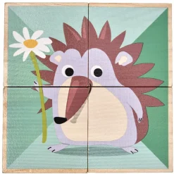 Gifi Jeux De Société Et Éducatifs<Puzzle cube d'éveil en bois animaux