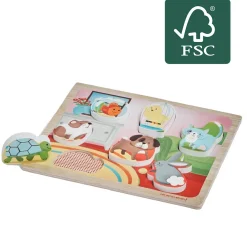 Gifi Jeux De Société Et Éducatifs<Puzzle 3D animal en bois