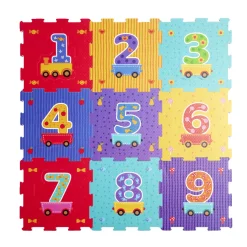 Discount Gifi Puzzle de sol chiffres 18 pièces 30,5x30,5cm