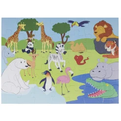 Gifi Jeux De Société Et Éducatifs<Puzzle de sol géant animaux du zoo 35 pièces