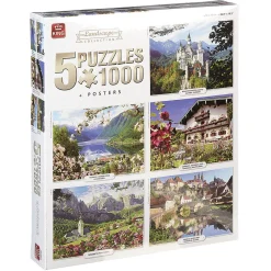 Gifi Jeux De Société Et Éducatifs<Puzzle paysage 1000 pièces x 5