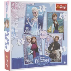 Gifi Jeux De Société Et Éducatifs<Puzzle Reine des neiges 4 en 1