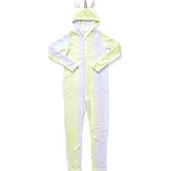Hot Gifi Pyjama combinaison licorne jaune et blanc Taille S