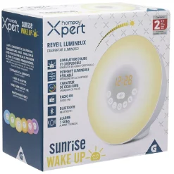 Radio réveil lumineux connecté Homday Xpert*Gifi Discount