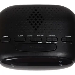 Radio réveil noir basique Homday ovale*Gifi Sale