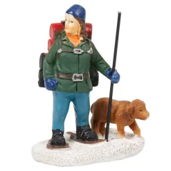 Gifi Randonneur et chien village de Noël