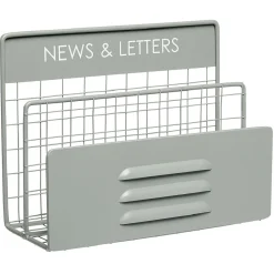 Gifi Range courrier en métal gris