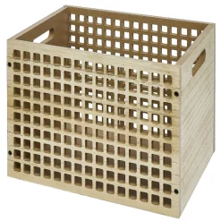Range document en bois beige 26x33xH7cm*Gifi Outlet