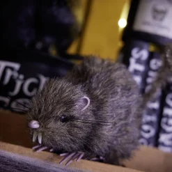 Rat noir ou marron décoration Halloween*Gifi Discount