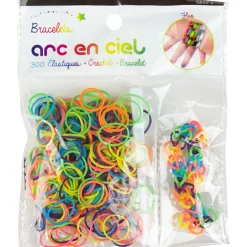 Discount Gifi Recharge élastiques bracelet Arc en ciel Fluo