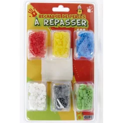 Gifi Recharge perles à repasser 6 couleurs - 600 perles