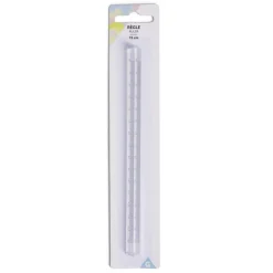 Règle triangulaire 15cm plastique transparent*Gifi New