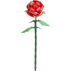 New Gifi Rose fleur à construire H16cm 70 pièces - 4 modèles