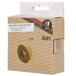 Gifi Ruban effet toile de jute L.3 m