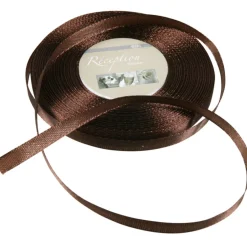 Gifi Ruban satin chocolat