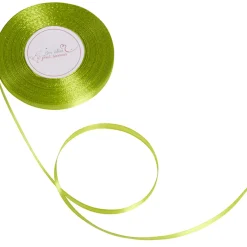 Gifi Ruban satin vert anis 25 m