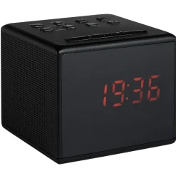 Réveil forme cube led basique noir Homday*Gifi Clearance