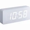 Réveil Homday X-Pert effet bois blanc*Gifi Hot