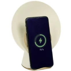 Réveil lune avec chargeur induction*Gifi