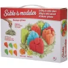 Sable à modeler Elastik' 200gr avec 6 moules*Gifi Discount
