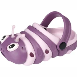 Discount Gifi Sabot enfant chenille violet et rose T26/29