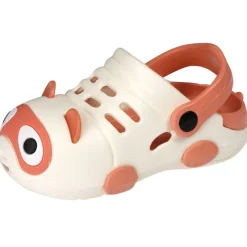 Outlet Gifi Sabot enfant panda beige et rouge Pointure 25 à 29