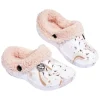Sale Gifi Sabot Hipps blanc fourré pour enfant 26/27