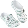 Discount Gifi Sabot Hipps enfant blanc imprimé vert gris 30/31