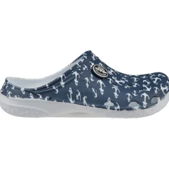Outlet Gifi Sabot Hipps enfant motif ancre bleu et blanc 30 à 35