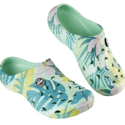 Discount Gifi Sabot Hipps enfant été vert et blanc 26/27