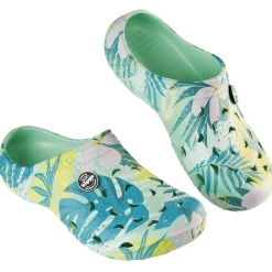 New Gifi Sabot Hipps femme imprimé ropical 38/39