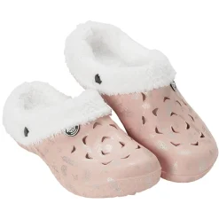Outlet Gifi Sabot Hipps fourré femme hiver rose argenté 38/39