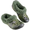 Outlet Gifi Sabot Hipps fourré imprimé jungle vert pour enfant 34/35