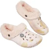 Outlet Gifi Sabot Hipps fourré imprimé jungle rose pour enfant 32/33