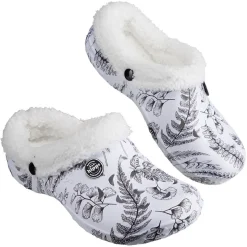 Sale Gifi Sabot Hipps fourré imprimé nature blanc et noir 40/41