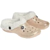 Online Gifi Sabot Hipps hiver femme beige nude pailleté 38/39