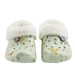 Clearance Gifi Sabots enfant Hipps fourrés bleu ciel motifs animaux T28/29